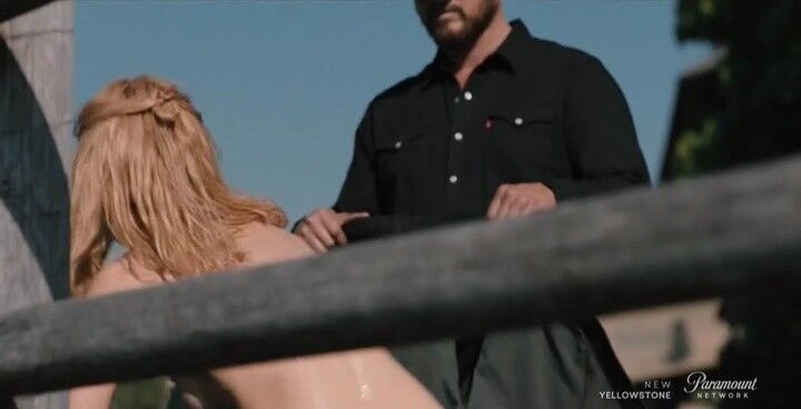 Free porn pics of Kelly Reilly ass frome yellowstone tv serie 8 of 76 pics