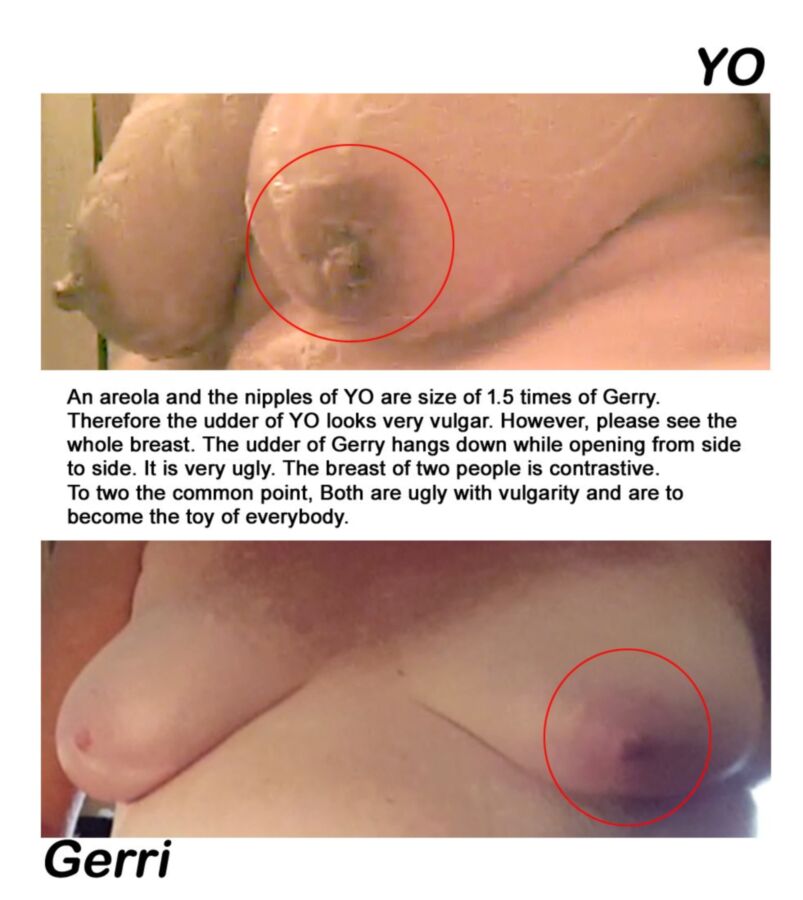 Free porn pics of Comparison between YO and Gerry of slut whoer. 1 of 5 pics