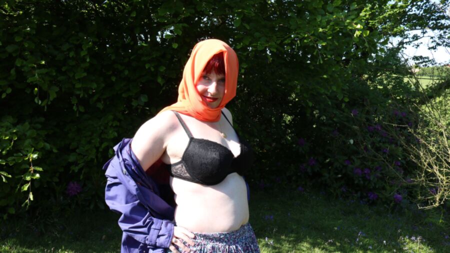 Free porn pics of Hijab wife flashing her Tits 3 of 49 pics