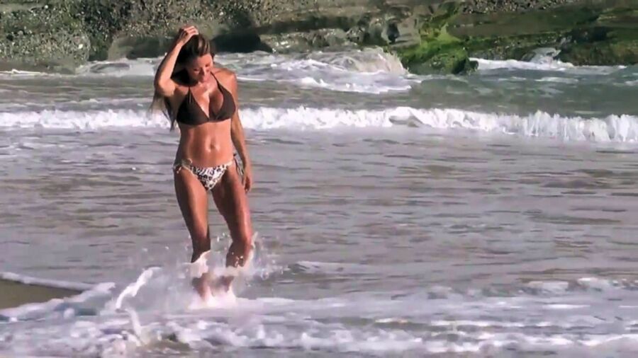 Free porn pics of Kiana Tom Hot Mom  Takes On Tiny String Bikini 14 of 23 pics
