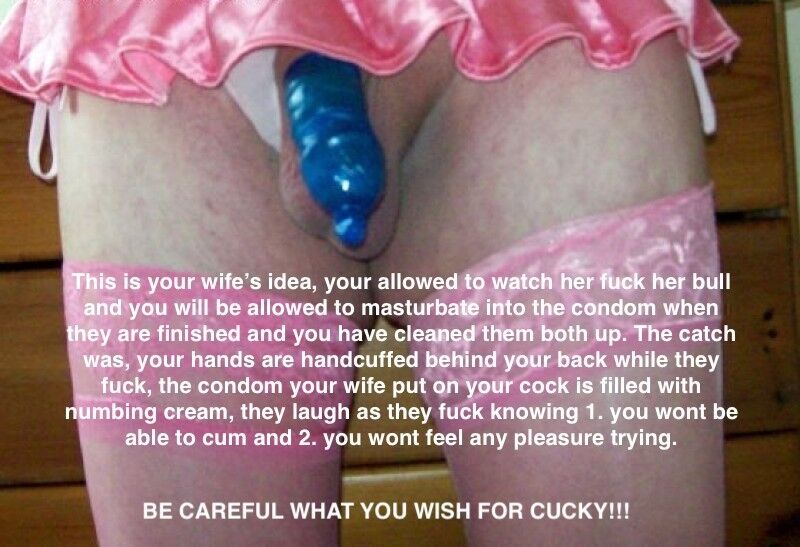 Free porn pics of cuckold condom captions 6 of 8 pics