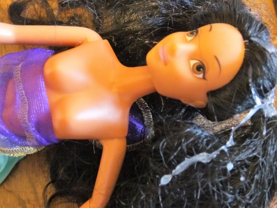 Free porn pics of Playing with my new Barbie dolls + cum 14 of 15 pics