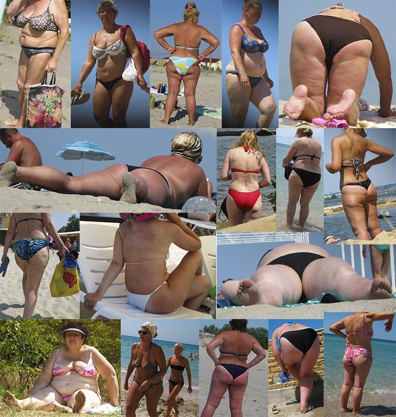 Free porn pics of BBW on the beach (Milf) 15 of 67 pics