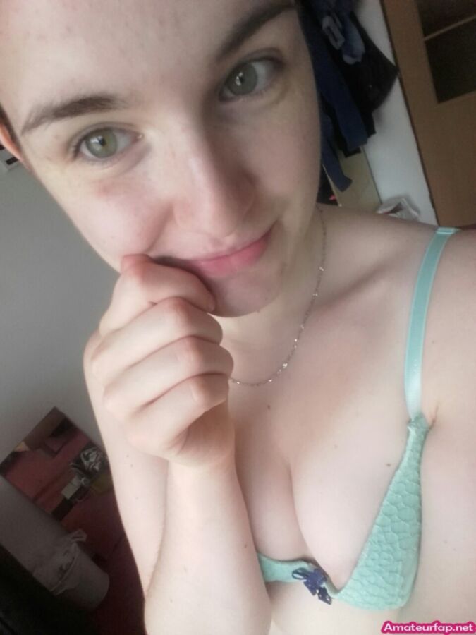 Free porn pics of Adorable Short Haired Redhead With Pierced Tits 12 of 16 pics