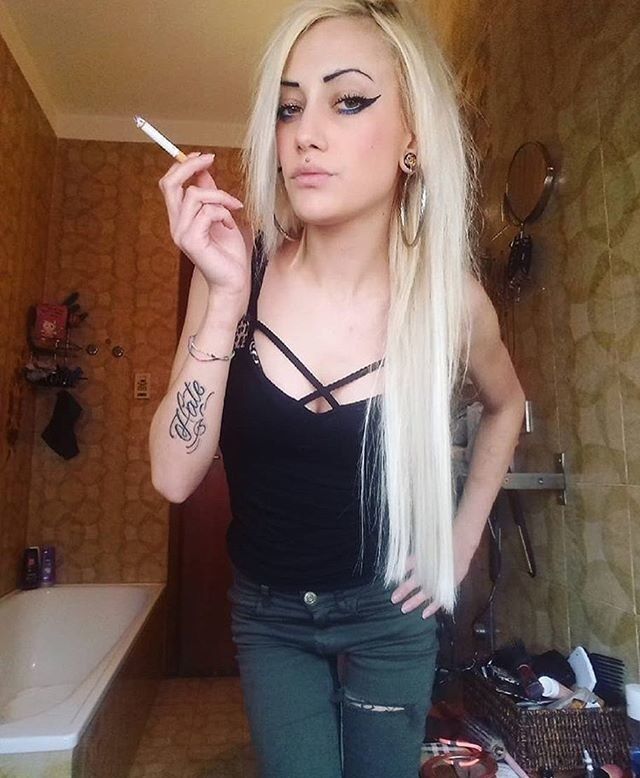 Free porn pics of Smoking Hotness 3 of 136 pics