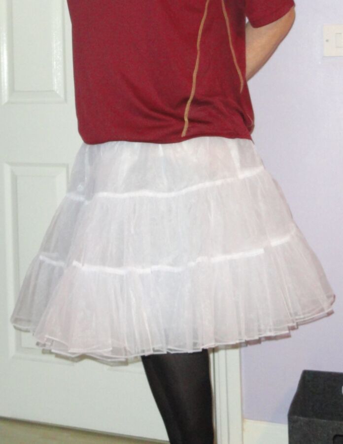 Free porn pics of A crossdresser in her petticoat 1 of 3 pics