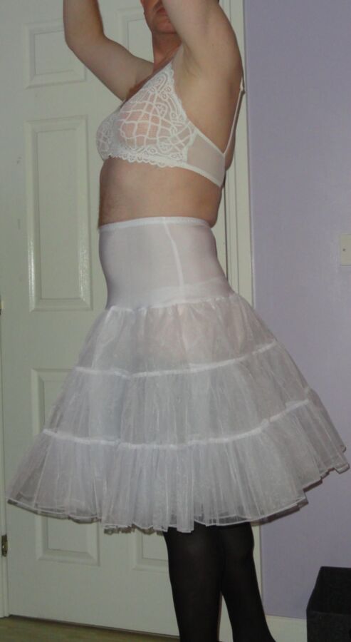Free porn pics of A crossdresser in her petticoat 2 of 3 pics