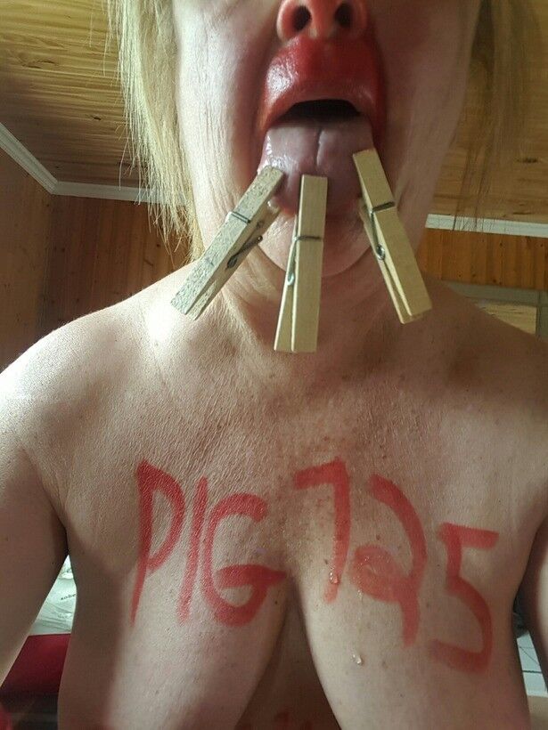 Free porn pics of Pig showing what a stupid cunt she is 9 of 22 pics