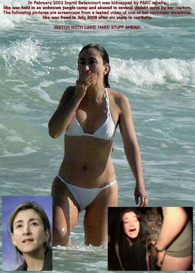 Free porn pics of Ingrid Betancourt in the hands of FARC rebells (WARNING!) 1 of 362 pics