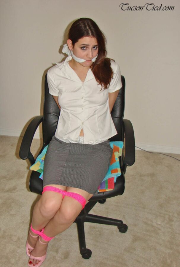 Free porn pics of Addie - Secretary punished in short skirt and pink sandals 4 of 47 pics