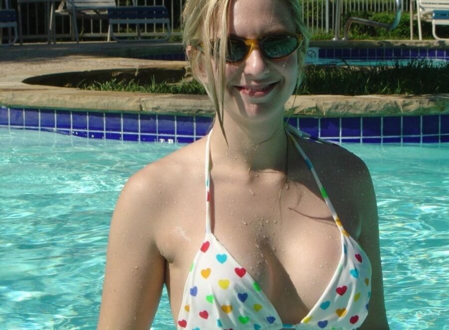 Free porn pics of Blond Wife in Vacation 2 of 24 pics