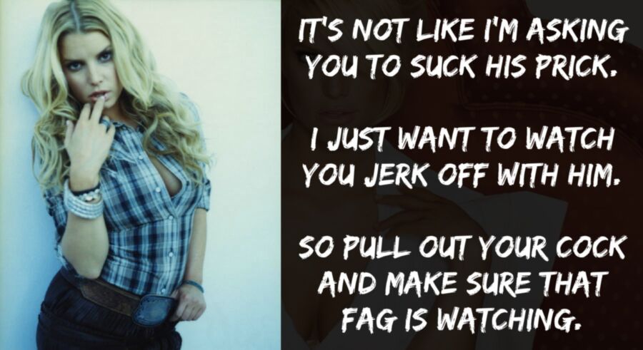 Free porn pics of Jessica Simpson Bi Captions 2 of 14 pics