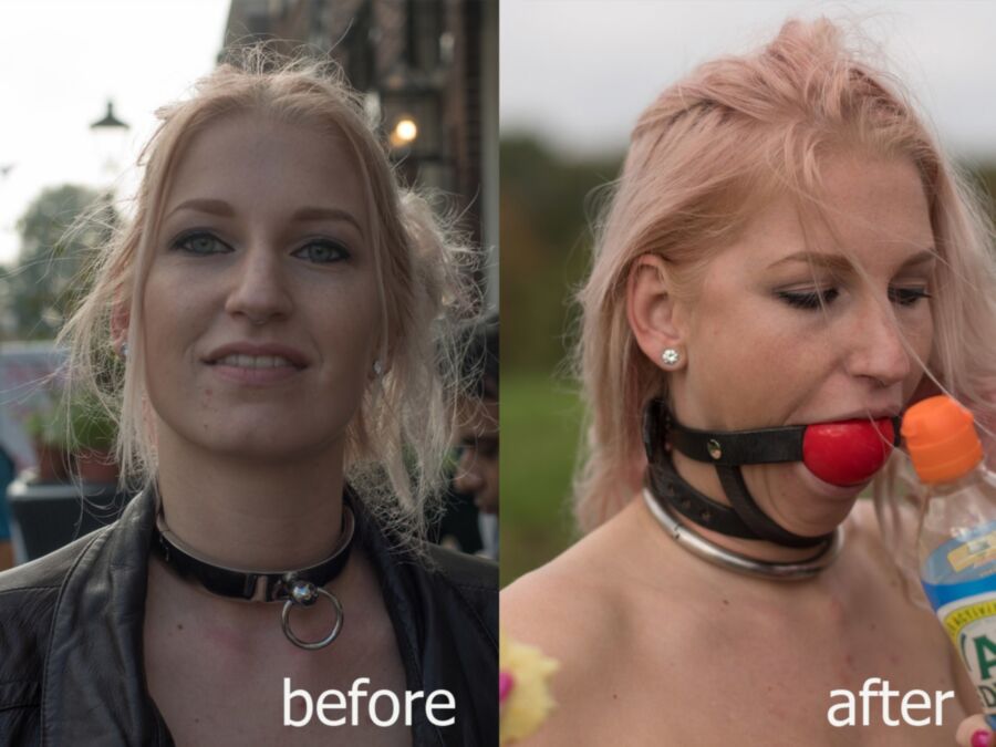 Free porn pics of Ballgags. Before and After. 7 of 8 pics