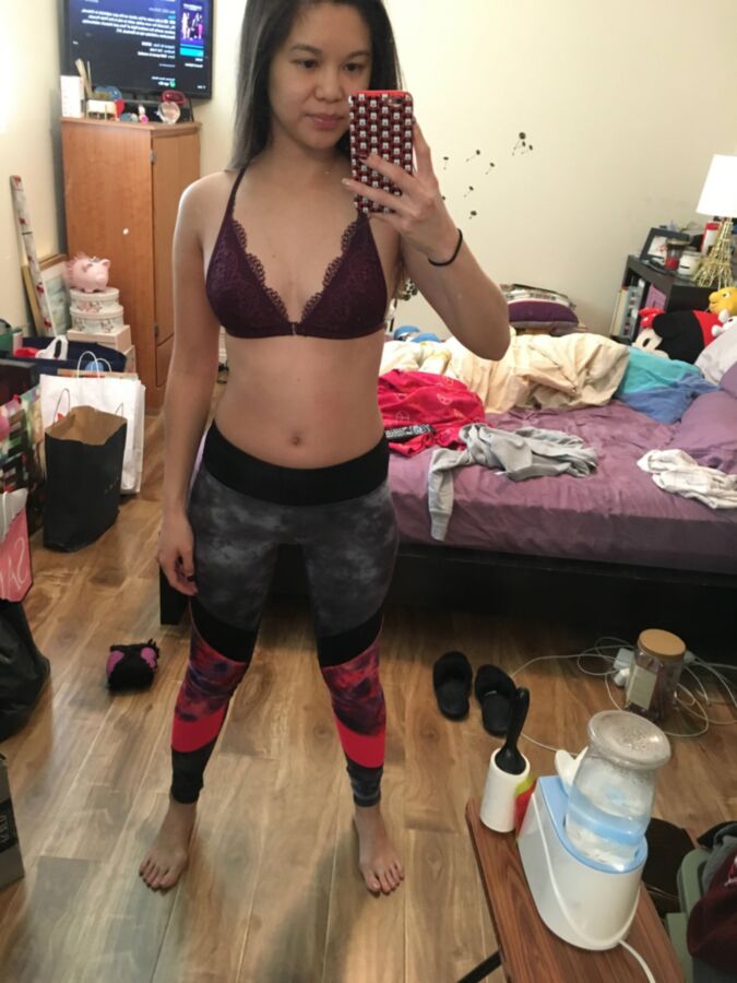 Free porn pics of Asian College girl loves to model underwear 19 of 33 pics