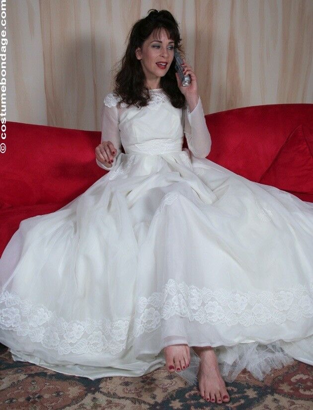 Free porn pics of Karina - Barefoot bride bound and gagged 7 of 40 pics