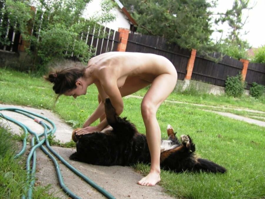 Free porn pics of girl with dog 4 of 10 pics