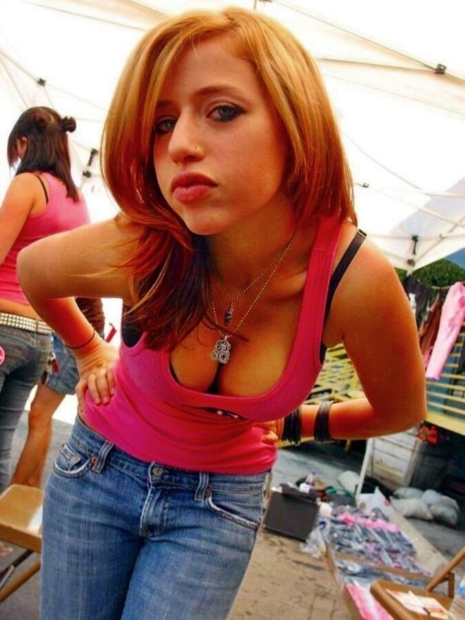 Free porn pics of CUM TARGETS NICE TEEN TITS DOWNBLOUSE 2 of 11 pics