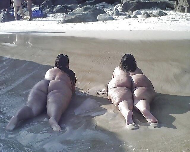 Free porn pics of BBW Nudist Slut Friends on Holiday 2 of 25 pics