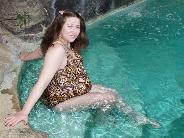 Free porn pics of Preggo Karen Poses and toys by the pool 6 of 88 pics