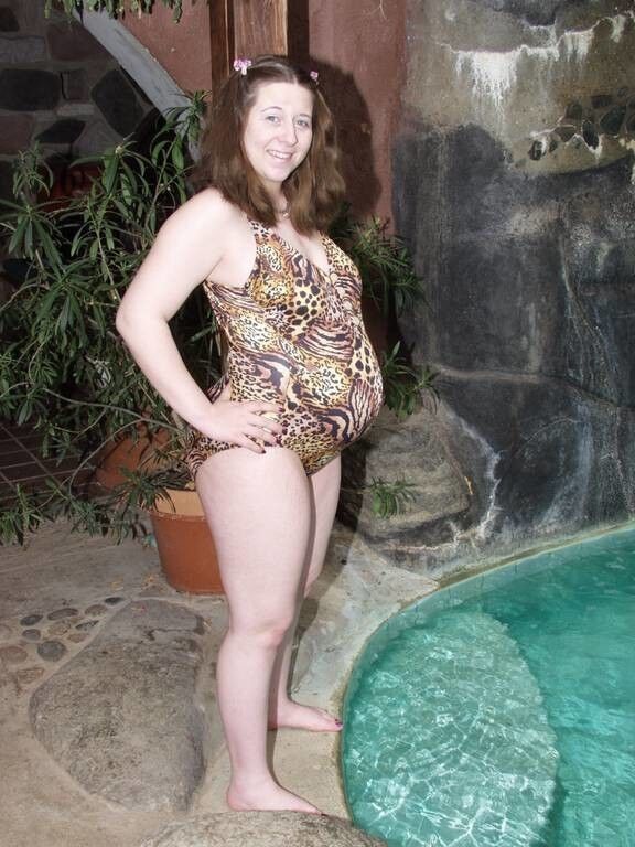 Free porn pics of Preggo Karen Poses and toys by the pool 5 of 88 pics