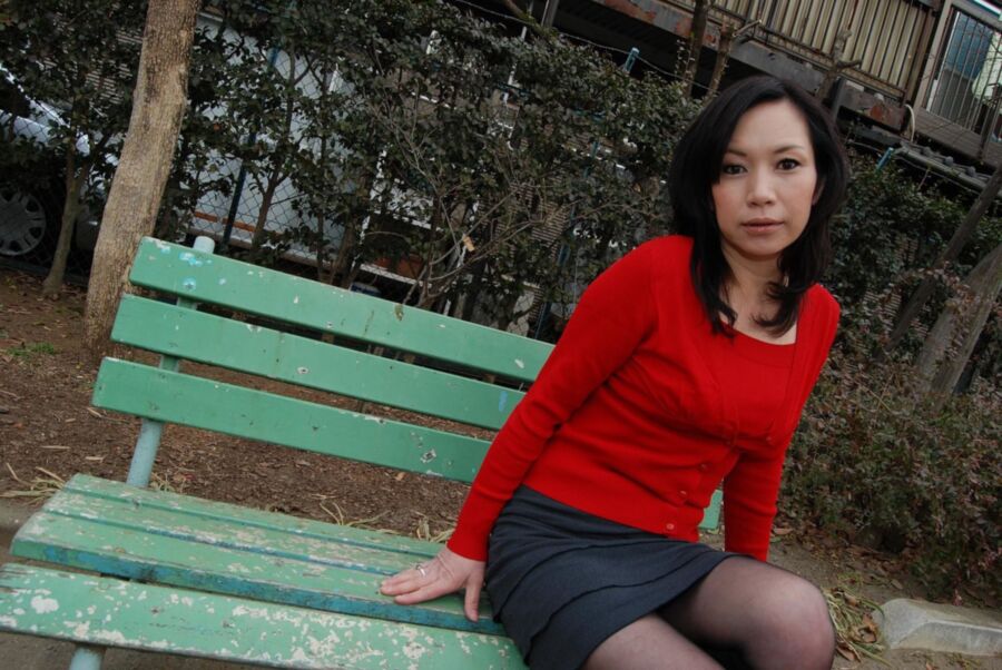 Watching black outdoor asian