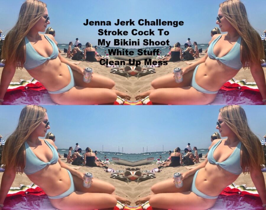 Free porn pics of Jenna  Back Tiny Cock Hardening Bikinis 5 of 15 pics