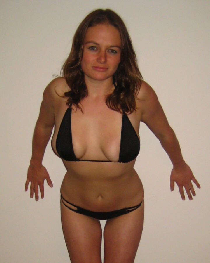 Free porn pics of Bikini Busty UK Wife Slut Full Set 17 of 32 pics
