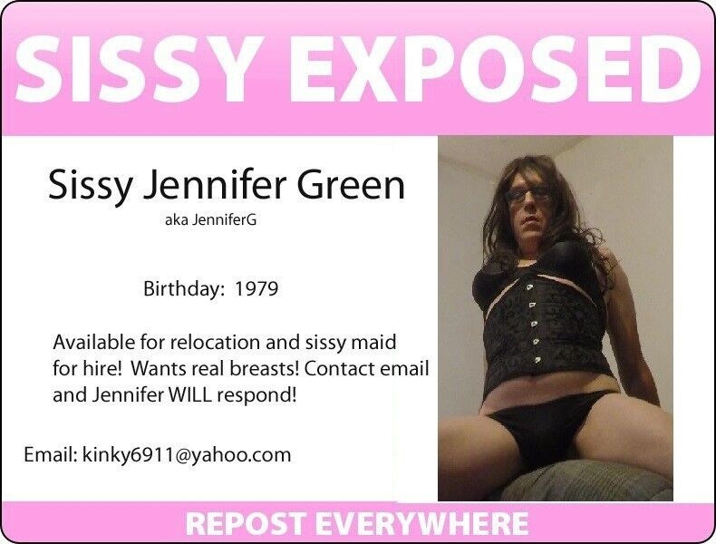 Free porn pics of Jennifer Green Sissy Cross dresser  1 of 3 pics