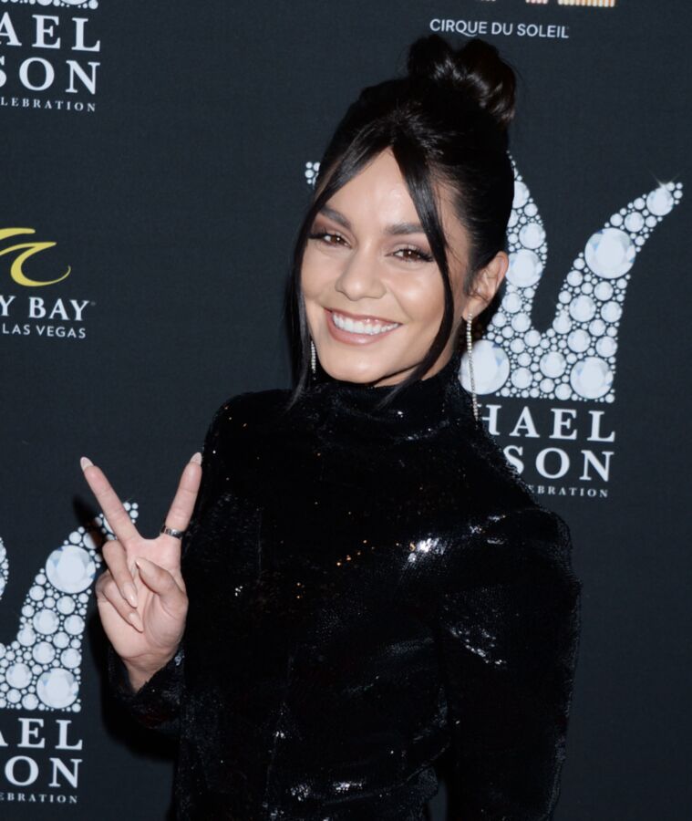 Free porn pics of Vanessa Hudgens Black Dress 8 of 60 pics