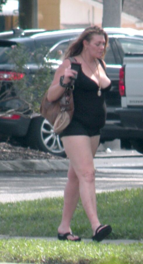 Free porn pics of Slutty Chubby Street Walker with Thick Belly and Nice Ass 20 of 37 pics