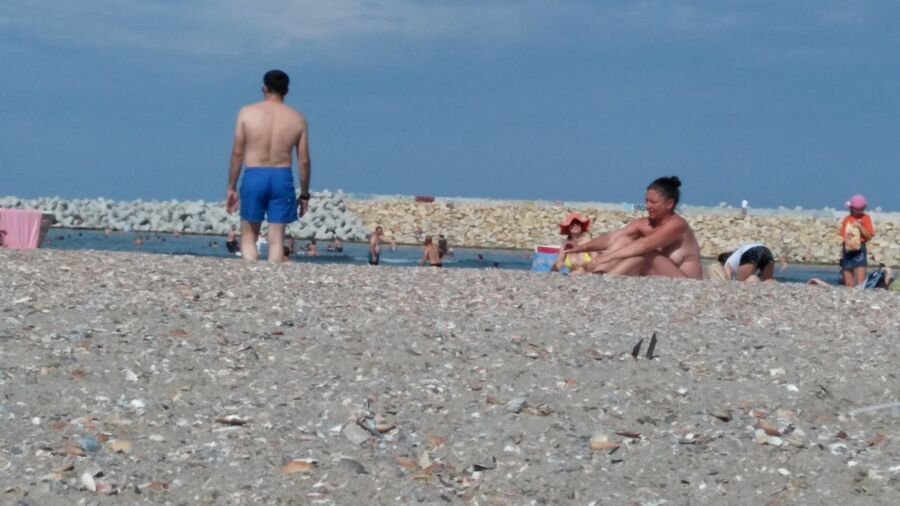 Free porn pics of On the beach in Constanta Romania 5 of 7 pics