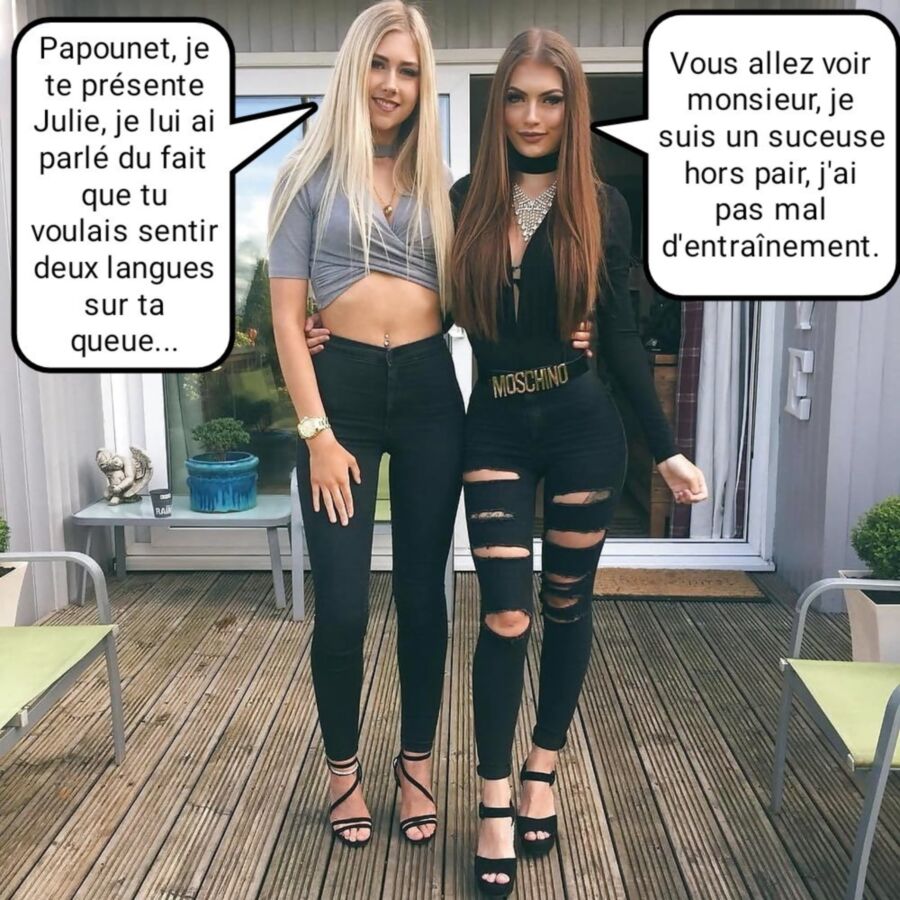 Free porn pics of French caption (Français inceste) ma fille et sa copine 3 of 5 pics