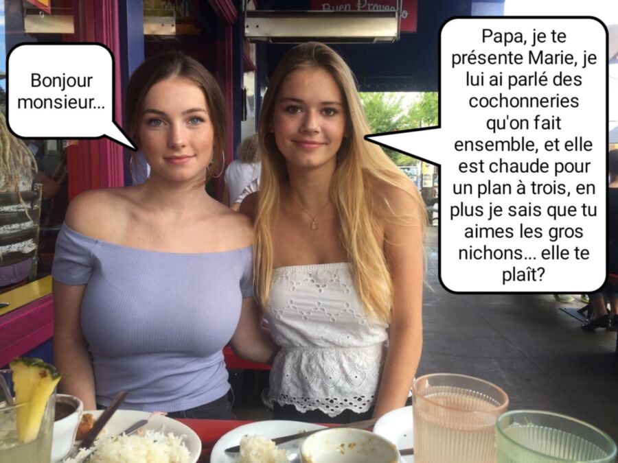 Free porn pics of French caption (Français inceste) ma fille et sa copine 5 of 5 pics