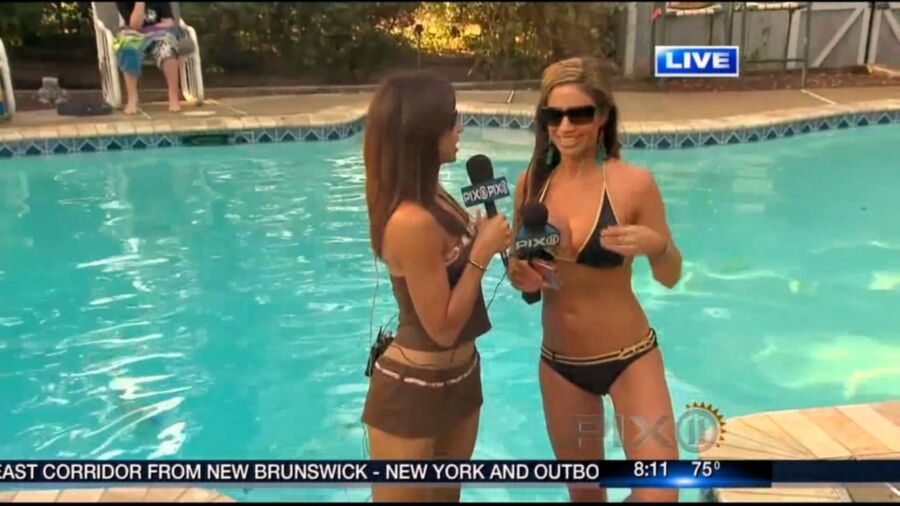 Free porn pics of Jill Nicolini WPIX Reporter They Said Drop Down To Bikini 1 of 15 pics
