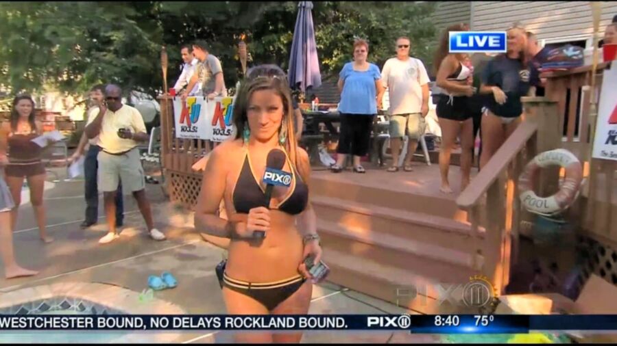 Free porn pics of Jill Nicolini WPIX Reporter They Said Drop Down To Bikini 10 of 15 pics