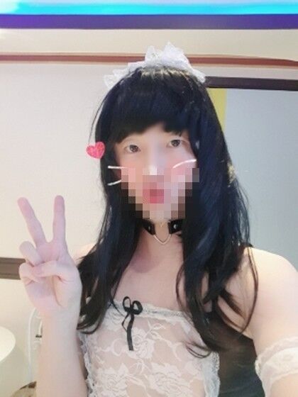 Free porn pics of Asian sissy maid 3 of 11 pics