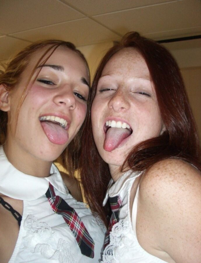 Free porn pics of Two Teen School Girl Super Sluts 11 of 28 pics