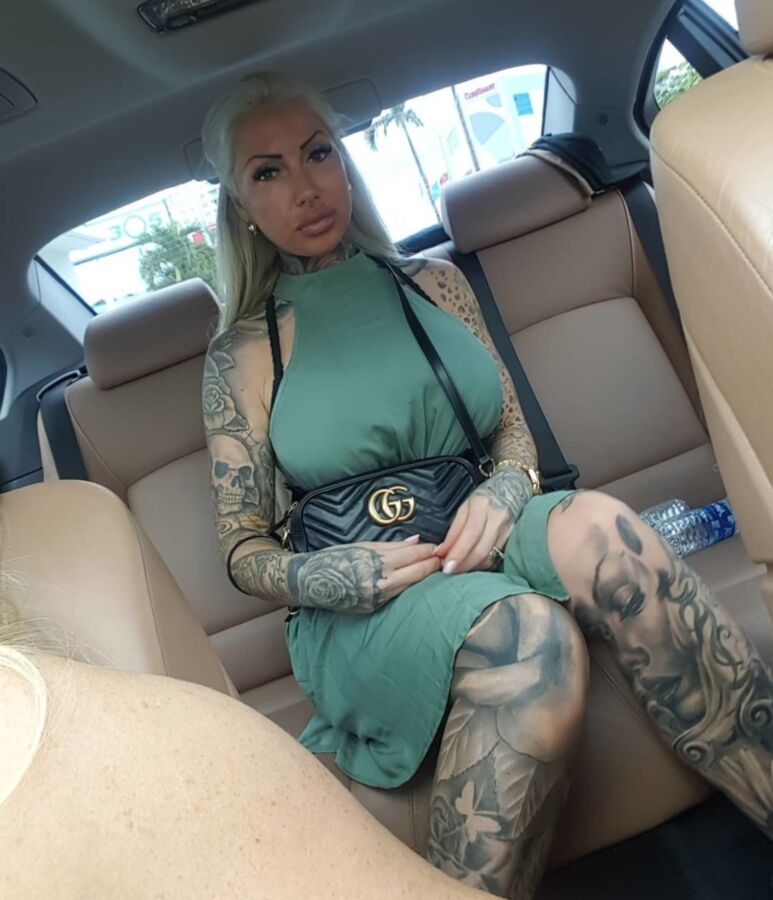 Free porn pics of Tattooed German Bimbo With Fake Lips 22 of 52 pics