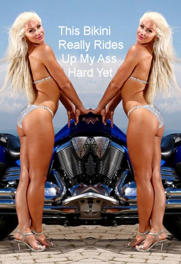 Free porn pics of Melissa Works Her Tight Bikini Ass On Motorcycle 15 of 15 pics