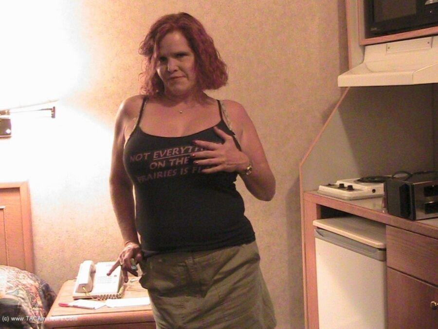 Free porn pics of Large American MILF Misha outside 8 of 88 pics