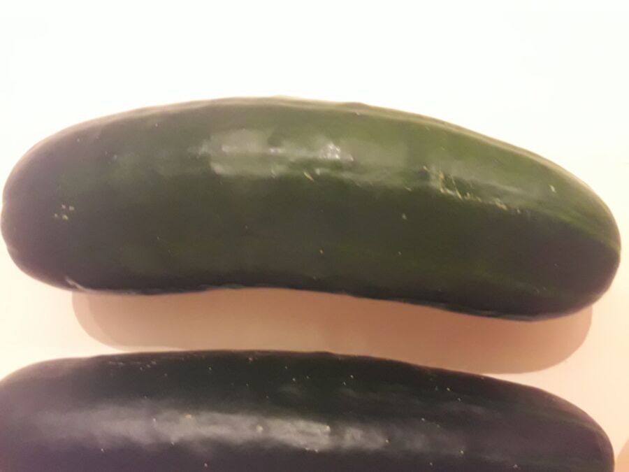 Free porn pics of Double anal with cucumbers 10 of 11 pics