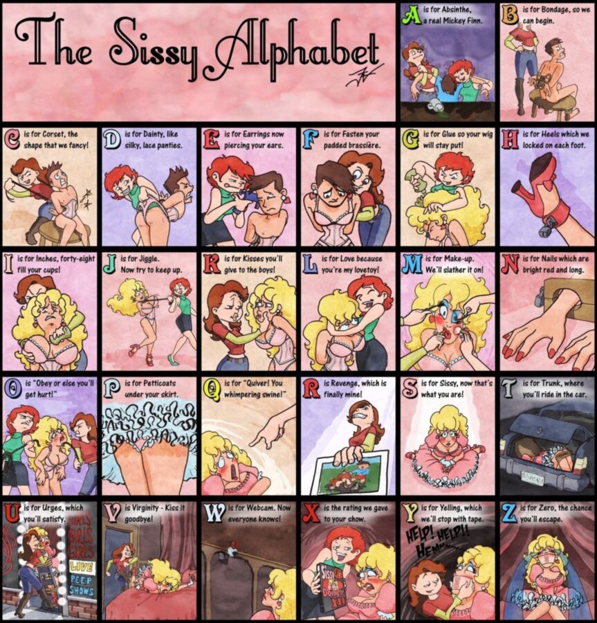 Free porn pics of The Sissy Alphabet  1 of 1 pics