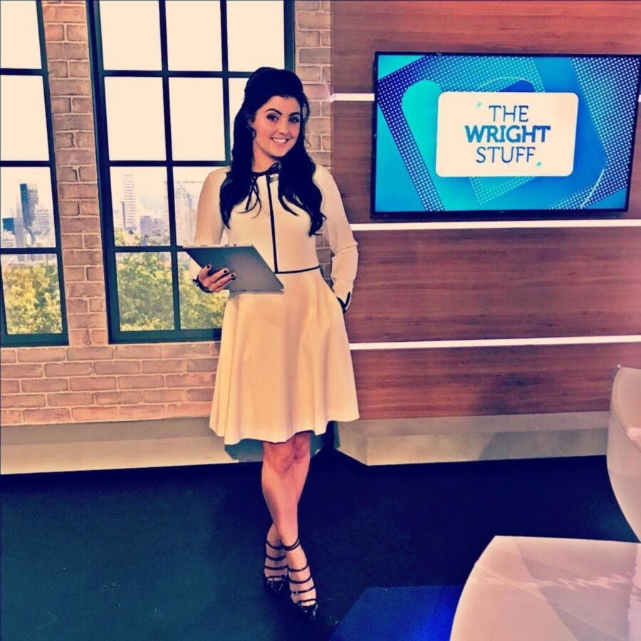 Free porn pics of Storm Huntley - another UK TV Slut.... comments please. 18 of 20 pics