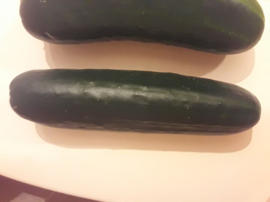 Free porn pics of Double anal with cucumbers 11 of 11 pics