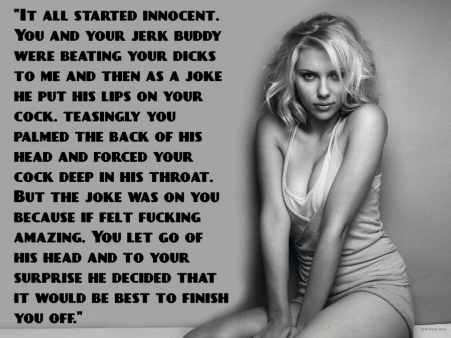 Free porn pics of Dirty Scarlett Johansson Captions 6 of 13 pics