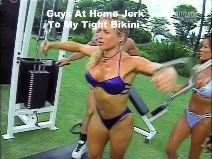Free porn pics of Monica Brant Flex Appeal Tight Blue Bikini Jerk Challenge 7 of 35 pics