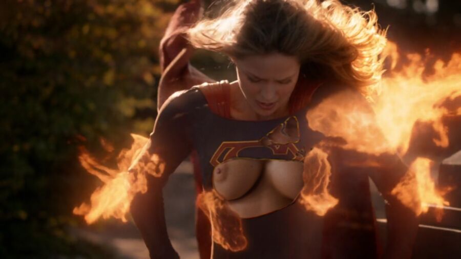 Supergirl naked benoist melissa New Nude