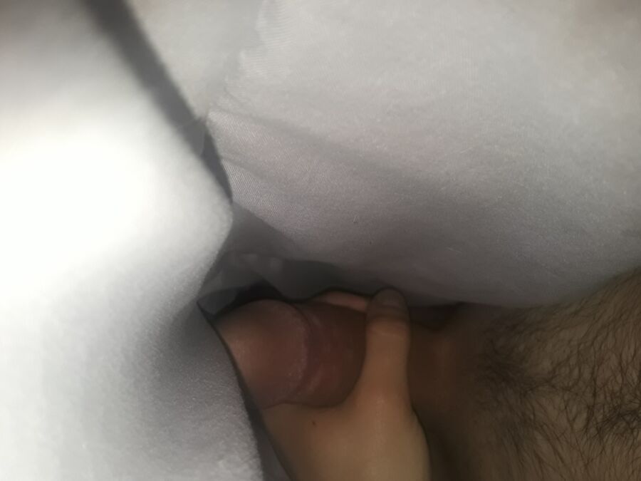 Free porn pics of Jerkin in bed  1 of 4 pics