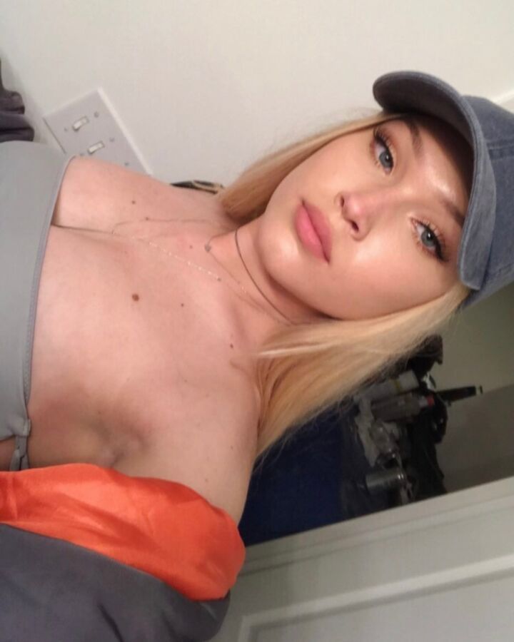 Free porn pics of Blonde Busty Teen With Slutty Face 17 of 20 pics