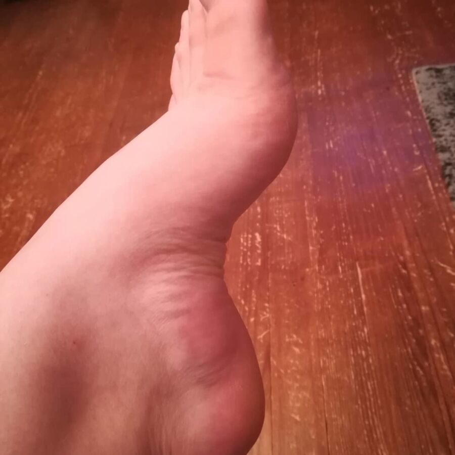 Free porn pics of My men feet and I love it too 7 of 18 pics